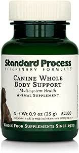 Standard Process - Canine Whole Body Support - Daily Supplement for Dogs - 25 Grams